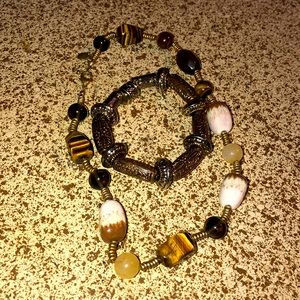 Beaded Necklace and bracelet